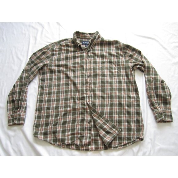 Men' St John Bay Cotton Flannel Button Long Sleeve Shirt Sz XXL (MT597) - Picture 6 of 8
